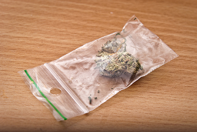 weed in a baggie
