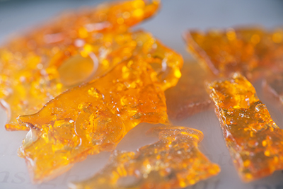 pretty picture of shatter concentrate