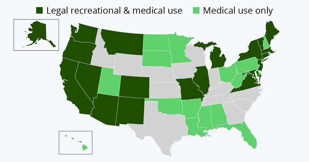 legal weed map 2023